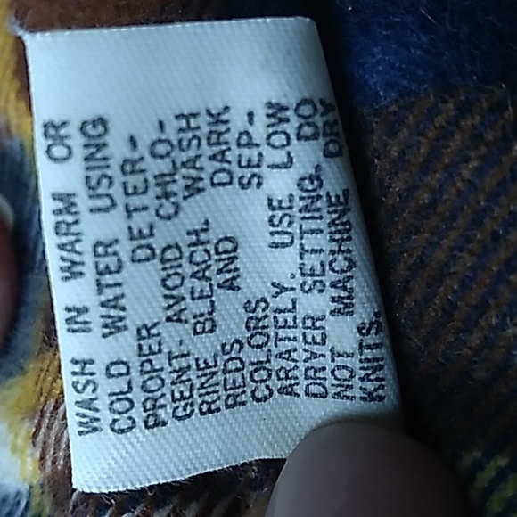 Vtg Union Made Big Ben Sanforized Plaid Long Sleeve Flannel Shirt Size XL NWT - Picture 8 of 8